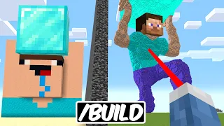 I Cheated Using //build in Minecraft