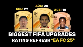 FIFA 25 | BIGGEST RATING UPGRADES (EA FC 25) | FT. Bellingham,  Sane, Mainoo...