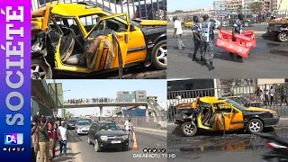 Foire : Un bus TATA percute un taxi et fait deux morts à bord d'une moto