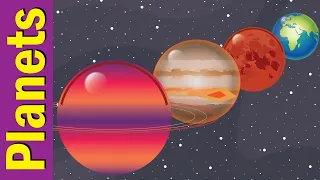 Planets & Solar System for Kids | Learn Planet Names | Fun Kids English