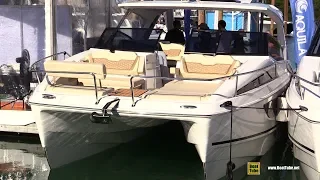 2020 Aquila 36 Power Catamaran - Walkaround Tour - 2020 Miami Boat Show