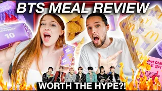 Trying McDonalds VIRAL BTS MEAL!