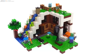 LEGO Minecraft Waterfall Base review! 21134