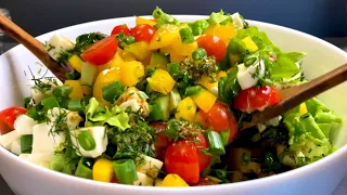 Do you want to lose weight easily? A salad that burns belly fat! Healthy and fast