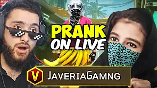 Noob PRANK with JAVERIA GAMING - Trolling Javeria 🤣