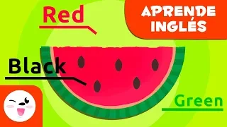 Los colores de las frutas en inglés para niños | Aprende inglés