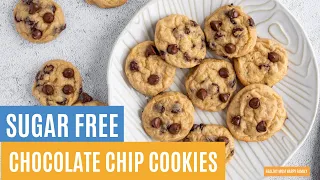 Sugar Free Chocolate Chip Cookies For Diabetics | The Easiest Low Sugar Cookie Recipe Ever!