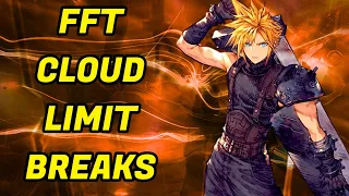 Final Fantasy Tactics Cloud Strife Limit Breaks