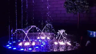 Homemade Dancing Fountain V3 Test "O mio babbino caro" (4K 60FPS)