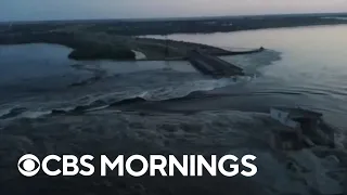 Evacuations underway near Kherson, Ukraine, after dam destruction causes flooding