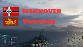 World of Warships - Hannover and Yueyang division