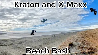 Arrma Kraton 6s and X-Maxx 8s Beach Bash 2024.