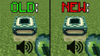 minecraft sounds: old vs now