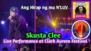 Skusta Clee 2022 Live Performance at Clark Aurora Festival