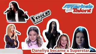 DANELIYA Tuleshova became A SUPERSTAR after The Voice Kids! 🌟