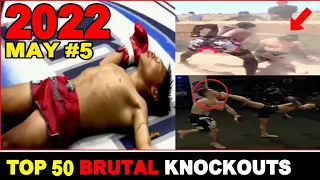 Top 50 MUAYTHAI•MMA•BOXING•KICKBOX Best Knockouts ► MAY 2022 #5