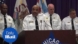 Chicago police address weekend violence of over 50 people shot