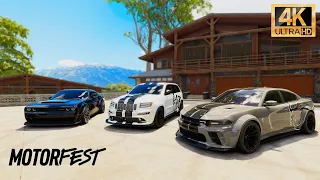 Cuttin up w/ the boyzzz | Hellcat Charger Redeye, Jeep SRT8, Demon Challenger | The Crew Motorfest