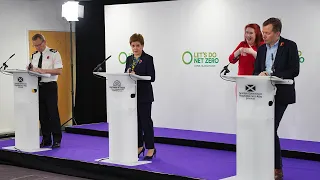 Scottish Government press conference ahead of COP26