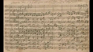 COMPLETE BRANDENBURG CONCERTOS (BWV 1046-51) by Johann Sebastian Bach {Autograph score}