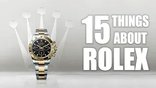 15 Things You Didn't Know About Rolex | SURPRISING FACTS!