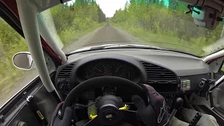 BMW 325 rally test POV