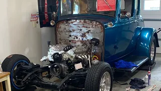 100 subscribers!!!   LS swap of 1932 ford update