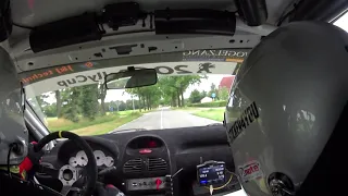 Vechtdal rally 2021 KP7 onboard Peugeot 206 rally cup [P. van Teunenbroek & V. Müller]