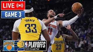 NBA LIVE! New York Knicks vs Indiana Pacers GAME 3 | May 10, 2024 | NBA Playoffs 2024 LIVE