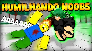 HUMILHANDO NOOBS E SENDO TÓXICO NO SAITAMA BATTLEGROUNDS (VOU SER BANIDO KKKKKK)