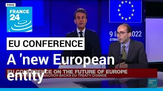 In wink to Ukraine, Britain, Macron suggests new European entity • FRANCE 24 English