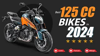 Best 125CC Bikes in 2024 🔥. Top 5 125CC Bikes in India for best Mileage, Performance & Features.