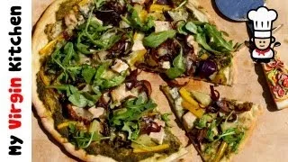 Blue Cheese & Caramelised Onion Pizza Recipe MYVIRGINKITCHEN