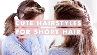 3 Easy Hairstyles For Short/Medium Length Hair