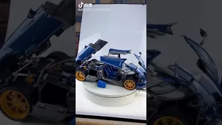 KengFai 1:12 Pagani Huayra Dinastia diecast full open (Blue) （KF004-1）available now