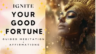 Attract Good Luck & Fortune: Guided Meditation for Abundance and Prosperity | Affirmations + Mantras