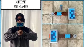Nerf MINECRAFT STORMLANDER!  REVIEW!  Honest Opinion!  A Blaster, A Hammer!  #minecraft #nerf