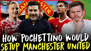 How Mauricio Pochettino Would Set Up Manchester United | Starting XI, Formation & Tactics