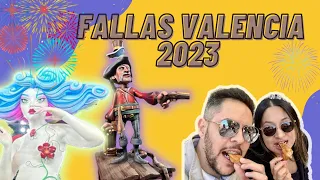 FALLAS DE VALENCIA 2023- una locura de sonidos,colores y arte @parejainternacionalvlogs1390