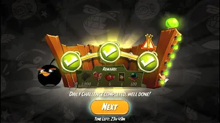 Angry Birds 2 PC Daily Challenge 4-5-6 rooms for extra Bomb card (Oct 23, 2021)