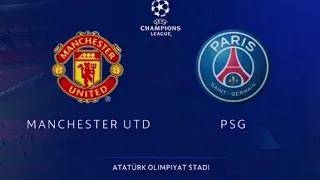 Final Champions League - Man. United vs PSG - Fifa 21 (TIMES ATUALIZADOS)