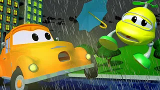 Odtahové auto pro děti - Malého Hektora srazí létající deštník Odtahové auto Tom ve Městě Aut
