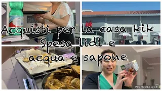 Vlog // spesa lidl, acqua e sapone e acquisti per la casa 😍