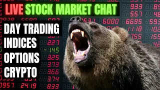 🔴[LIVE] Day Trading Monday Close: Stock Market Crash Continues or Buy The Dip? Bitcoin & Crypto!