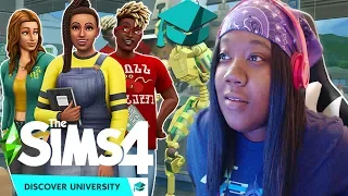 THE SIMS 4 | DISCOVER UNIVERSITY OFFICIAL GAMEPLAY TRAILER | REACTION 📚📝