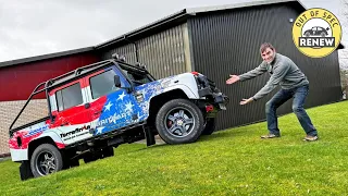 This Classic EV Land Rover Defender Conversion Is An Off-Roading Beast