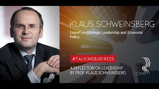 An exclusive CSA message from Klaus Schweinsberg