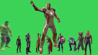 [GreenScreen 3D] Iron Man of Marvel Heroes | Costume of Avengers: Endgame