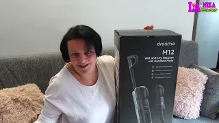 UNBOXING E TEST DEL DREAME M12 ASPIRAPOLVERE E LAVAPAVIMENTI INTELLIGENTE SENZA FILI 2 IN 1 By Nika