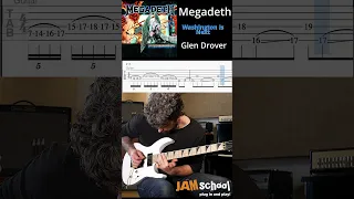 Megadeth Washington is Next Guitar Solo #short #megadeth  #guitarsolo #tab